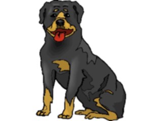 Sticker Custom Preview Image #023296 Animals Domesticated Rottweiler2
