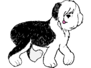 Sticker Custom Preview Image #023306 Animals Domesticated Sheepdog2