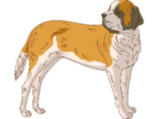 Sticker Custom Preview Image #023312 Animals Domesticated St Bernard1