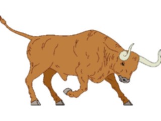 Sticker Custom Preview Image #023325 Animals Farm Animals Bull03