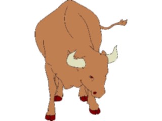 Sticker Custom Preview Image #023326 Animals Farm Animals Bull04