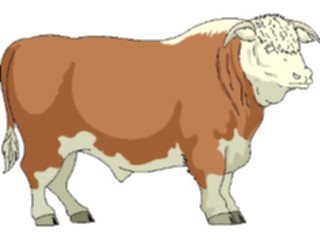 Sticker Custom Preview Image #023327 Animals Farm Animals Bull05