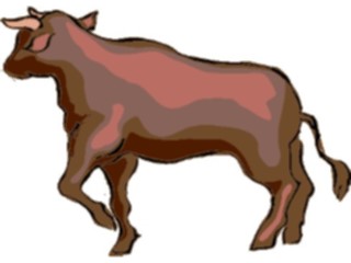 Sticker Custom Preview Image #023329 Animals Farm Animals Bull07