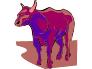 Sticker Custom Preview Image #023331 Animals Farm Animals Bull09