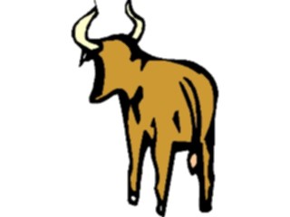 Sticker Custom Preview Image #023337 Animals Farm Animals Bull15