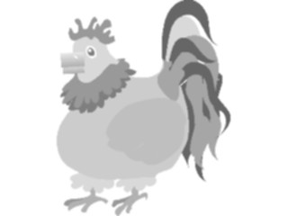 Sticker Custom Preview Image #023358 Animals Farm Animals Chicken01