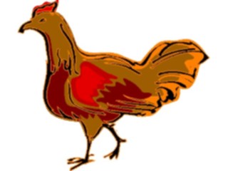 Sticker Custom Preview Image #023366 Animals Farm Animals Chicken09