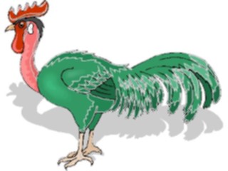 Sticker Custom Preview Image #023376 Animals Farm Animals Chicken19