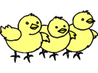 Sticker Custom Preview Image #023389 Animals Farm Animals Chicks3