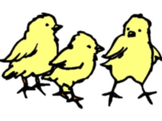 Sticker Custom Preview Image #023390 Animals Farm Animals Chicks4