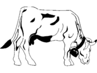 Sticker Custom Preview Image #023399 Animals Farm Animals Cow07