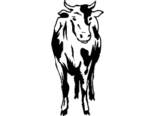 Sticker Custom Preview Image #023411 Animals Farm Animals Cow19