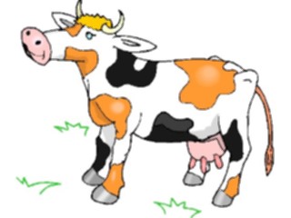 Sticker Custom Preview Image #023424 Animals Farm Animals Cow32