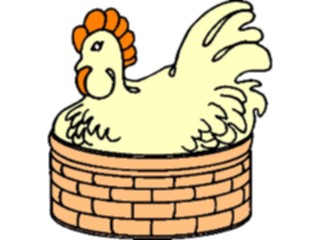 Sticker Custom Preview Image #023450 Animals Farm Animals Henin Basket