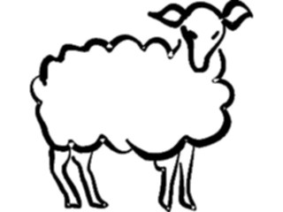 Sticker Custom Preview Image #023452 Animals Farm Animals Lamb1