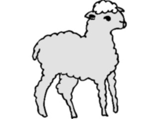 Sticker Custom Preview Image #023456 Animals Farm Animals Lamb5