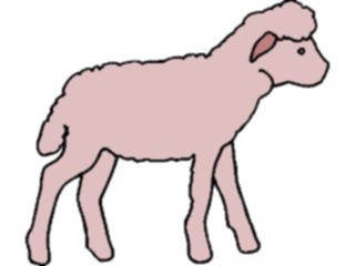 Sticker Custom Preview Image #023459 Animals Farm Animals Lamb8