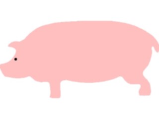 Sticker Custom Preview Image #023465 Animals Farm Animals Pig01