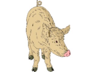 Sticker Custom Preview Image #023475 Animals Farm Animals Pig11