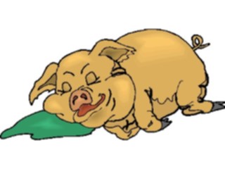 Sticker Custom Preview Image #023486 Animals Farm Animals Pig22