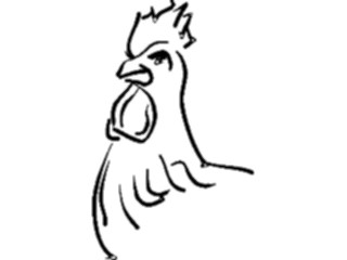 Sticker Custom Preview Image #023516 Animals Farm Animals Rooster05