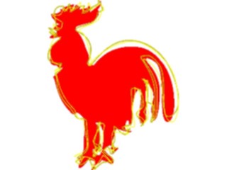 Sticker Custom Preview Image #023520 Animals Farm Animals Rooster09