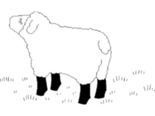 Sticker Custom Preview Image #023545 Animals Farm Animals Sheep01