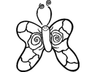 Sticker Custom Preview Image #023687 Animals Insects Butterfly032