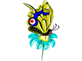 Sticker Custom Preview Image #023708 Animals Insects Butterfly053