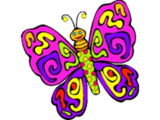 Sticker Custom Preview Image #023777 Animals Insects Butterfly122