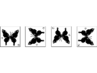 Sticker Custom Preview Image #023806 Animals Insects Butterfly Border1