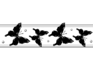 Sticker Custom Preview Image #023807 Animals Insects Butterfly Border2