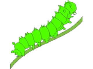 Sticker Custom Preview Image #023824 Animals Insects Caterpillar3