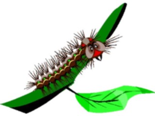 Sticker Custom Preview Image #023825 Animals Insects Caterpillar4
