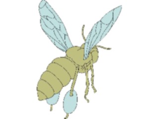Sticker Custom Preview Image #024102 Animals Insects Wasp3