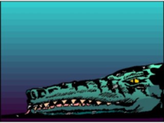 Sticker Custom Preview Image #024115 Animals Land Animals Alligator2