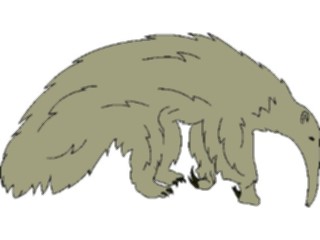 Sticker Custom Preview Image #024127 Animals Land Animals Anteater1