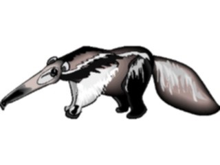 Sticker Custom Preview Image #024128 Animals Land Animals Anteater2