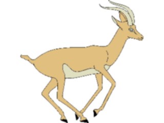 Sticker Custom Preview Image #024135 Animals Land Animals Antelope01