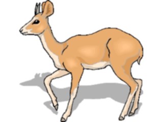 Sticker Custom Preview Image #024186 Animals Land Animals Antelope52