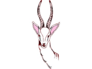 Sticker Custom Preview Image #024187 Animals Land Animals Antelope53