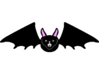 Sticker Custom Preview Image #024219 Animals Land Animals Bat01