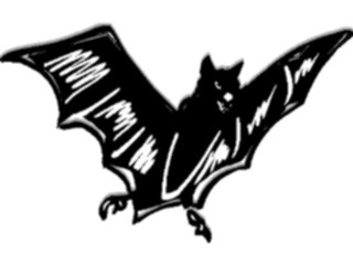 Sticker Custom Preview Image #024224 Animals Land Animals Bat06