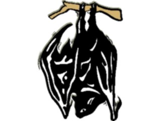 Sticker Custom Preview Image #024225 Animals Land Animals Bat07