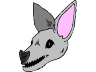 Sticker Custom Preview Image #024250 Animals Land Animals Bat Face