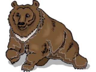 Sticker Custom Preview Image #024268 Animals Land Animals Bear18