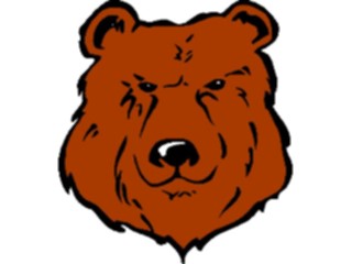 Sticker Custom Preview Image #024284 Animals Land Animals Bear Face2