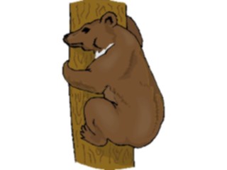 Sticker Custom Preview Image #024285 Animals Land Animals Bearin Tree1