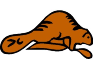 Sticker Custom Preview Image #024303 Animals Land Animals Beaver01