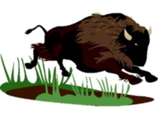 Sticker Custom Preview Image #024337 Animals Land Animals Buffalo04